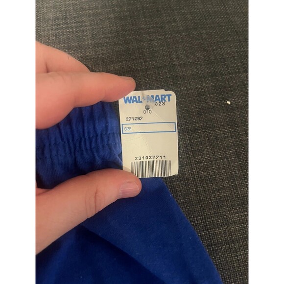 Vintage Spalding Basketball Shorts  Size M 90s Brand New Made in USA Blue - Picture 4 of 7